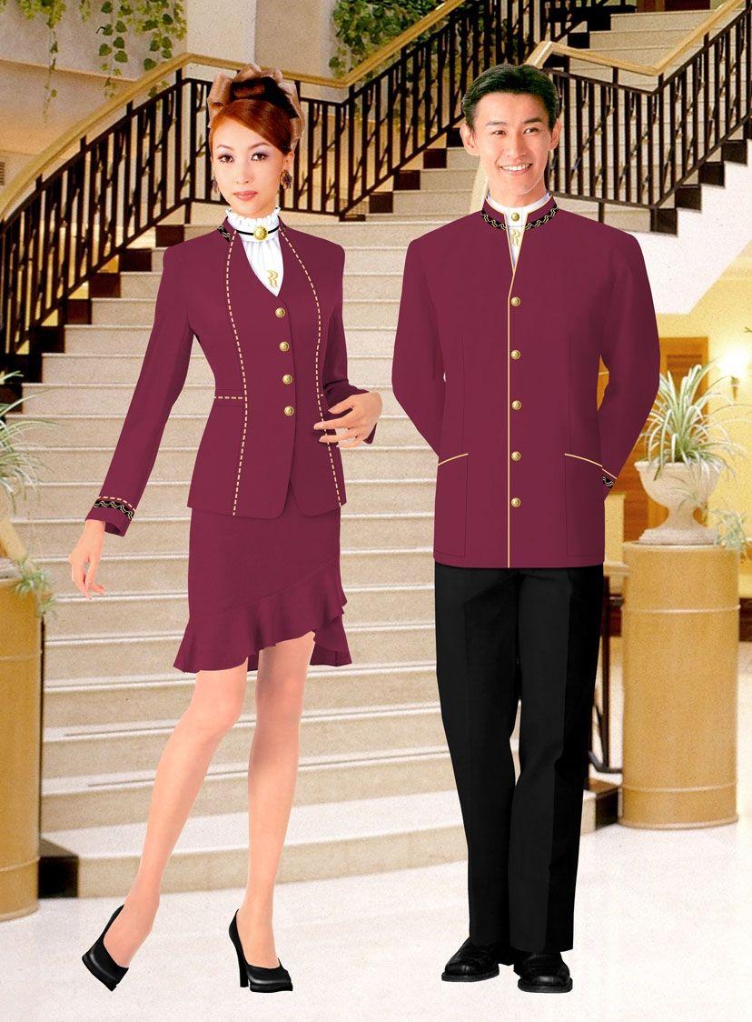 酒店前台接待制服007