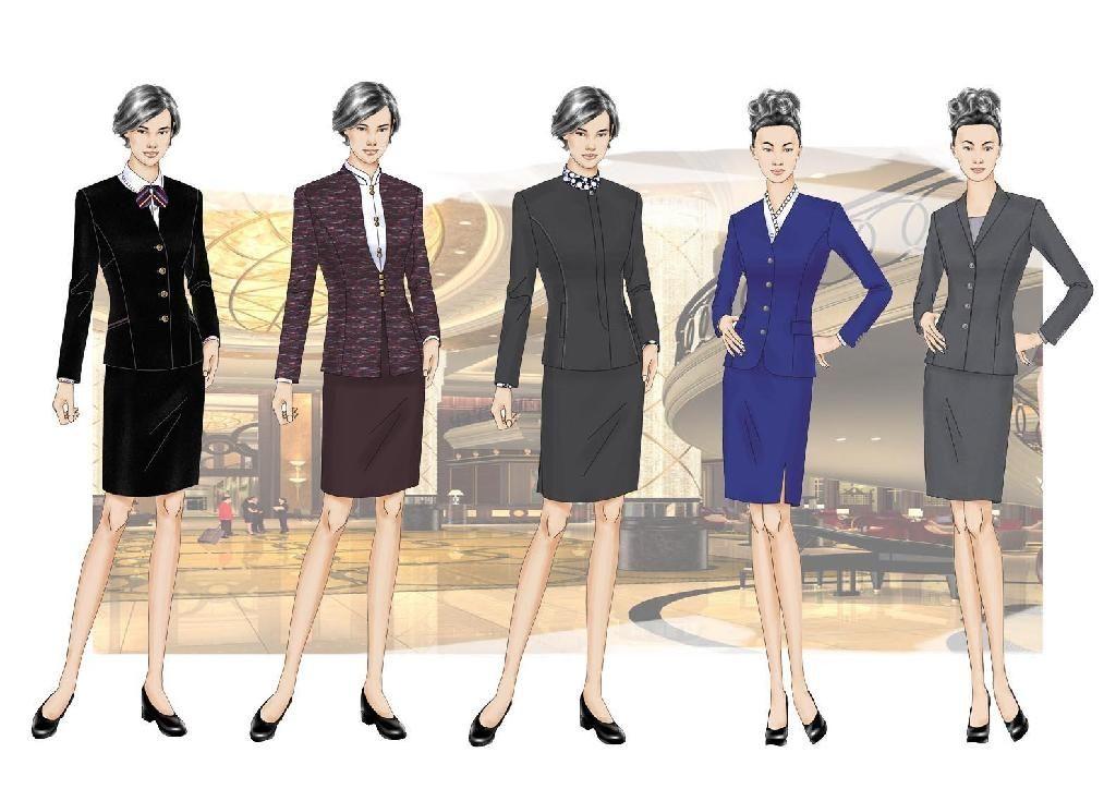 酒店前台接待制服001