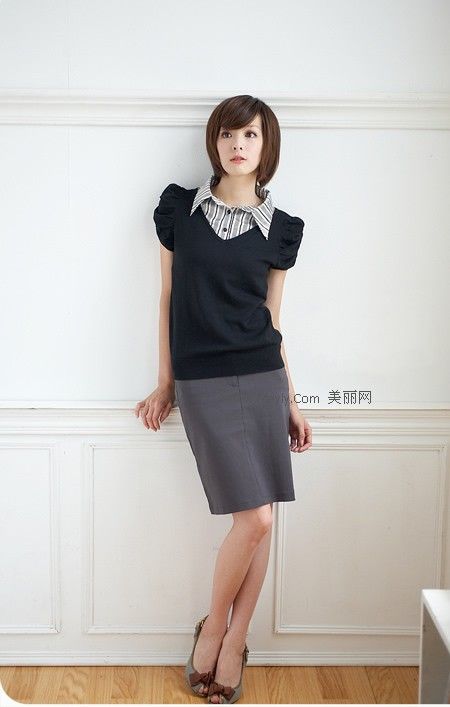 优雅职场OL通勤装浓浓女人味