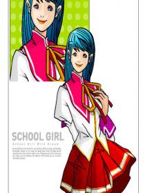 卡通学生服设计,校服设计图