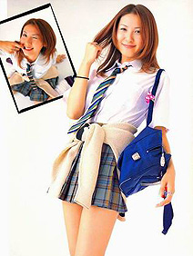 迷人百变的学生服美眉