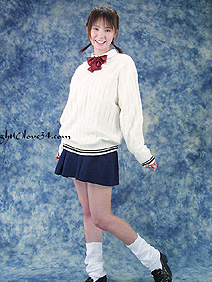 清纯美女制服写真