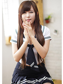 韩国性感美女学生制服写真图片