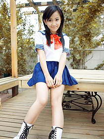90后解惠清校服制服写真