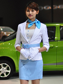 北京车展 给力的礼仪车模美女图片
