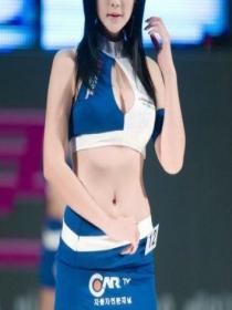韩国赛车宝贝李智友 清纯造型非人造美女