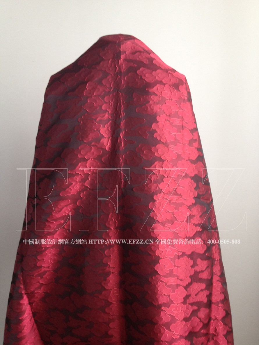 云朵高密提花酒店制服面料612-1
