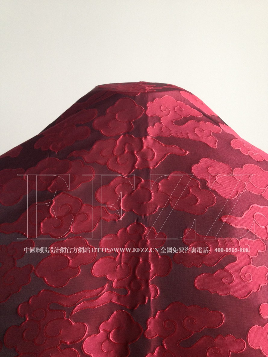 云朵高密提花酒店制服面料612-1