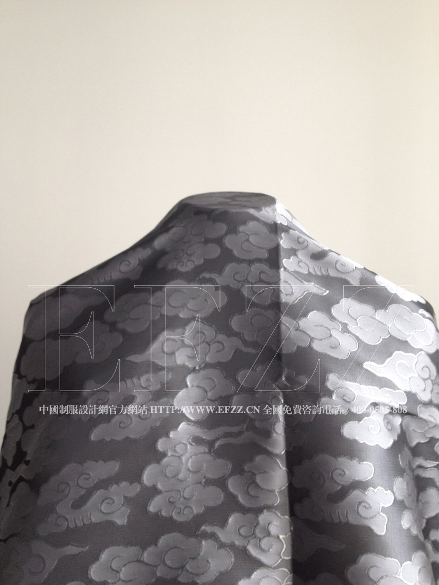 云朵高密提花酒店制服面料612-2