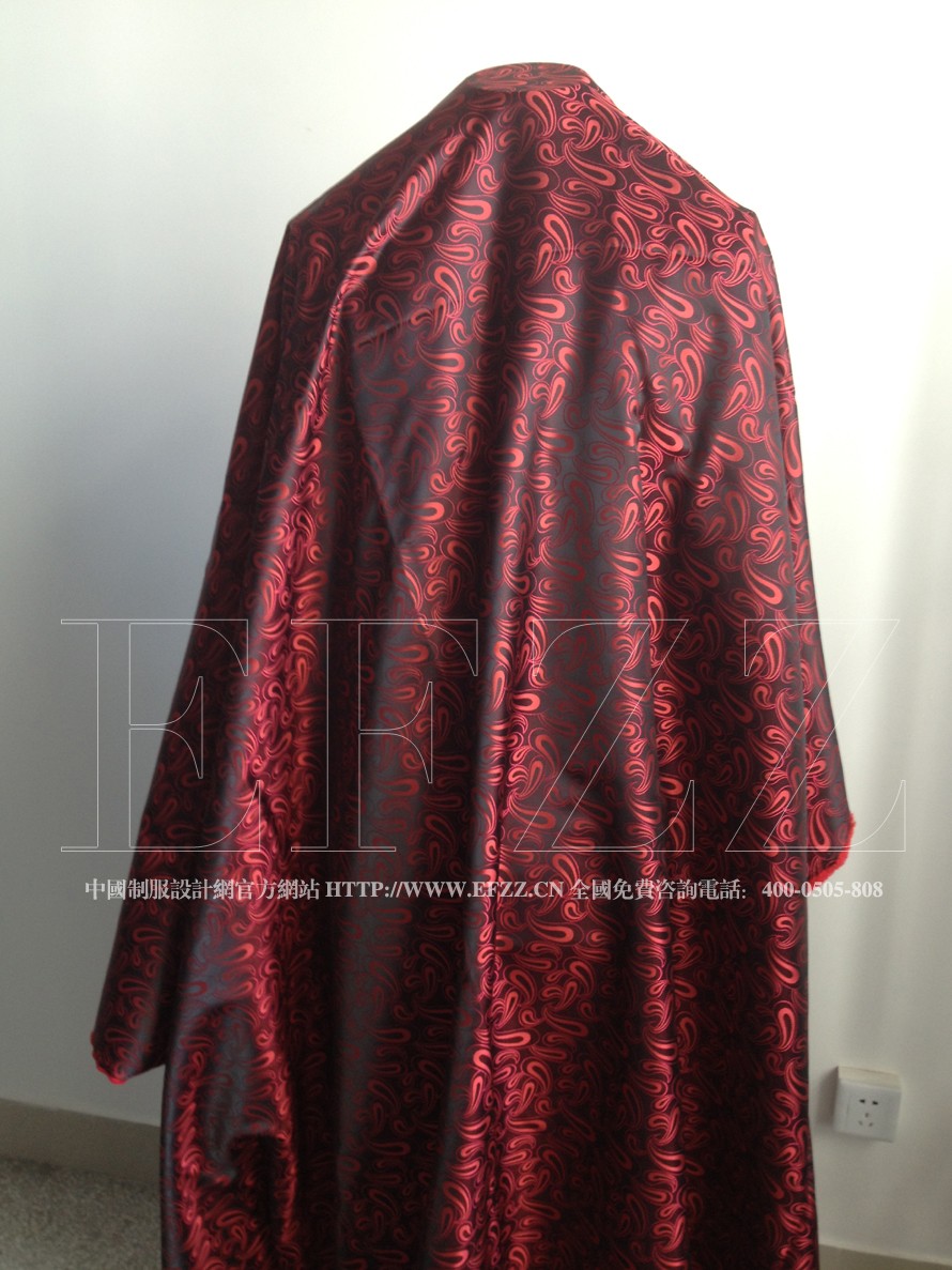 經(jīng)典腰果花酒店制服面料619-2