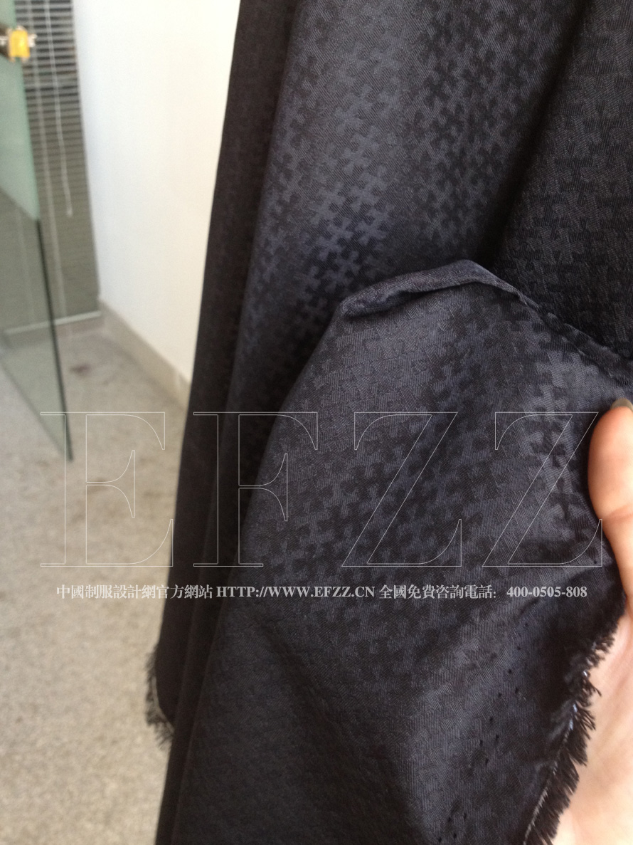 时尚拼图纹提花服装面料652-2