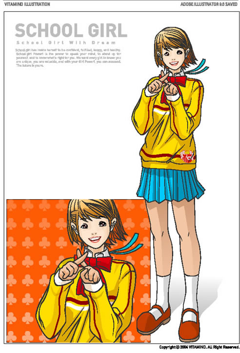 动漫校服设计图