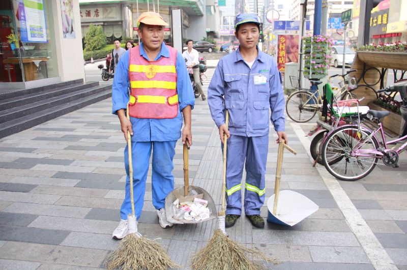海曙环卫工人新制服
