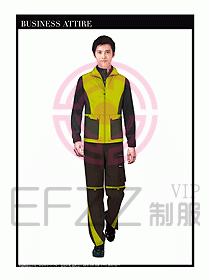 工程服马夹服装效果图046