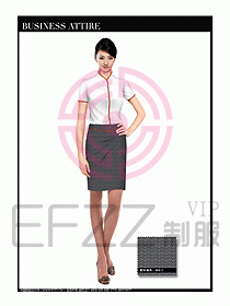 女职业装短袖衬衫设计图319