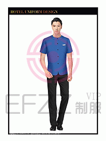 酒店大堂服务员制服设计图716