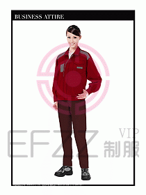 春秋款工程服服装设计图855