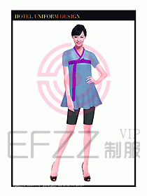 SPA按摩技师服制服设计图998