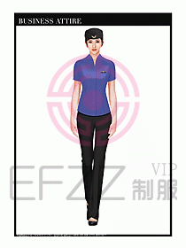 职业装空姐服制服设计图707