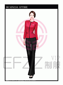 职业装空姐服制服设计图779