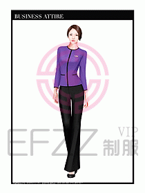 职业装空姐服制服设计图778