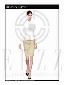 女时尚职业装长袖衬衫设计图247