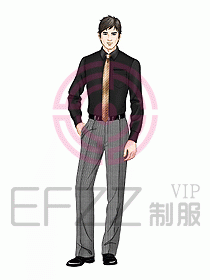 男装长袖衬衫097