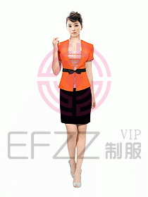 接待服务员服装097