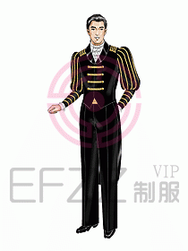 夜总会服务员服装097