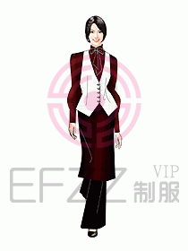 西餐服务生服装256
