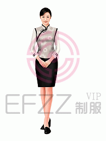 中餐服务员制服620