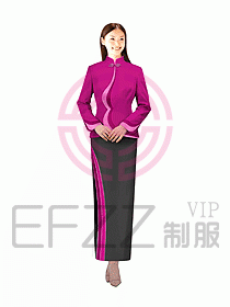 中餐迎宾制服008