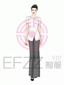 水疗会所服务员制服227