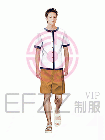 桑拿按摩技师服装725