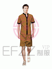 桑拿按摩技师服装744