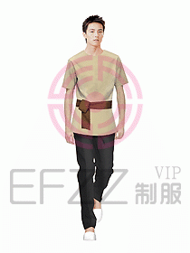 桑拿按摩技师服装750