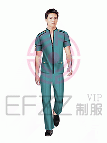 桑拿按摩技师服装755