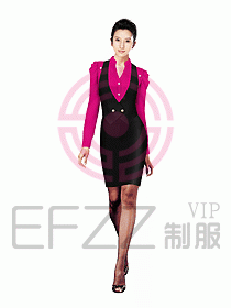 西餐服务员制服设计图667