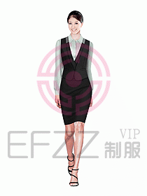 女职业装马夹设计图205