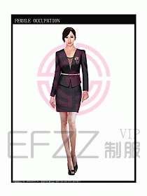 时尚职业女西服设计图747