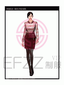 时尚职业女西服设计图766