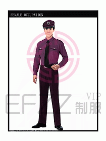 长袖保安服制服设计图280