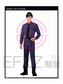 长袖保安服制服设计图288