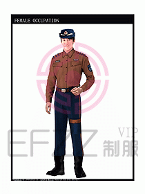 长袖保安服制服设计图311