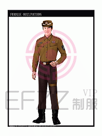 长袖保安服制服设计图312