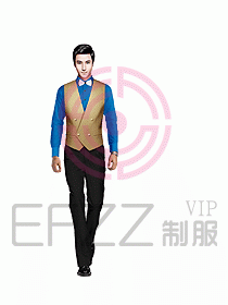 酒店西餐服务员制服设计图830