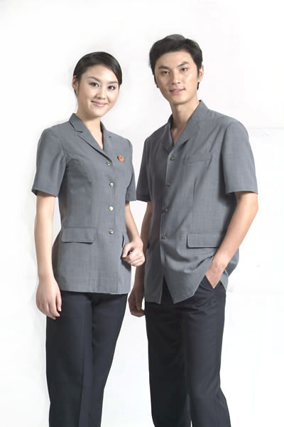 最新时尚简约的法官服夏装制服图片_中国制服设计网