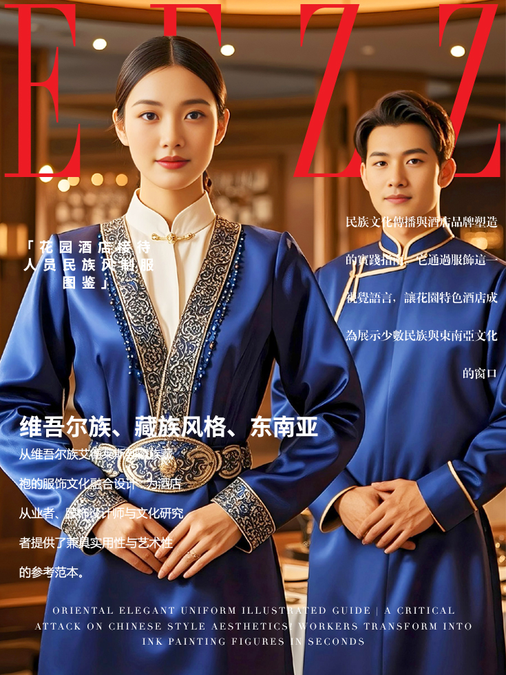 花园酒店接待人员民族风制服——东南亚、维吾尔族、藏族风格经典图鉴