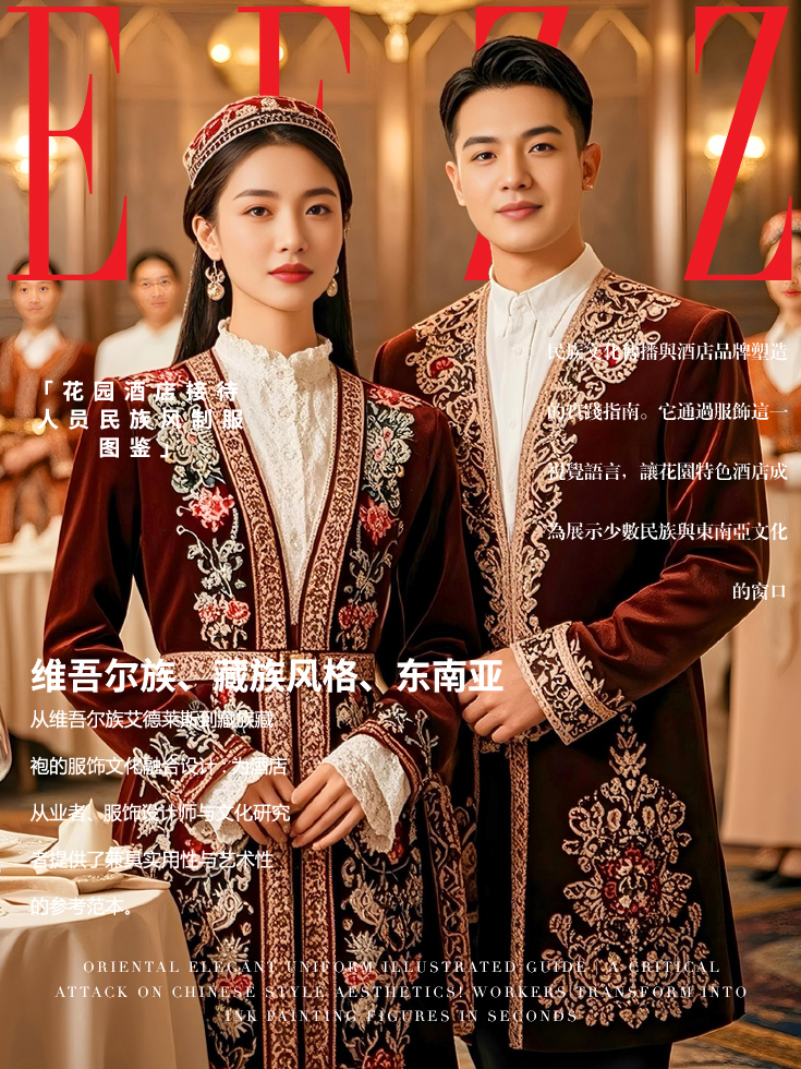 花园酒店接待人员民族风制服——东南亚、维吾尔族、藏族风格经典图鉴