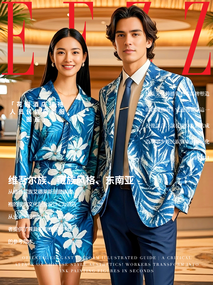 花园酒店接待人员民族风制服——东南亚、维吾尔族、藏族风格经典图鉴